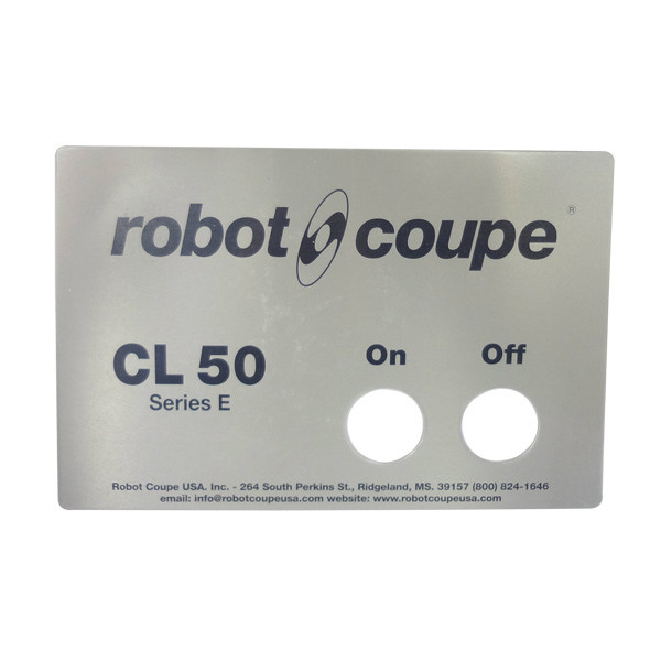 Front Data Plate (CL50E)