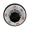 THERMOSTAT DIAL, SLIP FIT OFF-400-200F 