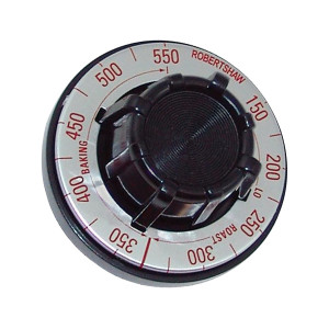 Dial, 150 - 550 F, Black Plastic