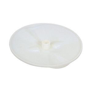 DISCHARGE PLATE , WHITE