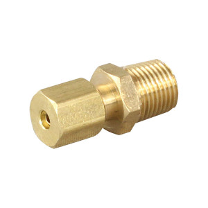 CONNECTOR, MALE-BRASS 1/8x1/8