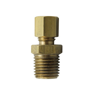 CONNECTOR, MALE-BRASS 3/16x1/4