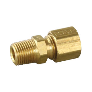 Male Connector, Brass