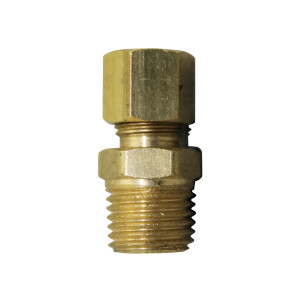 CONNECTOR, MALE-BRASS 1/4x1/4