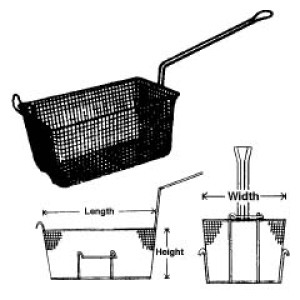 Fryer Basket - Left Hook, Twin