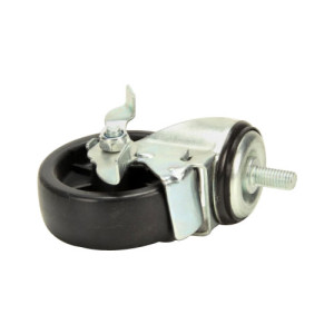 CASTER, 4" WHEEL WITH-BRAKE